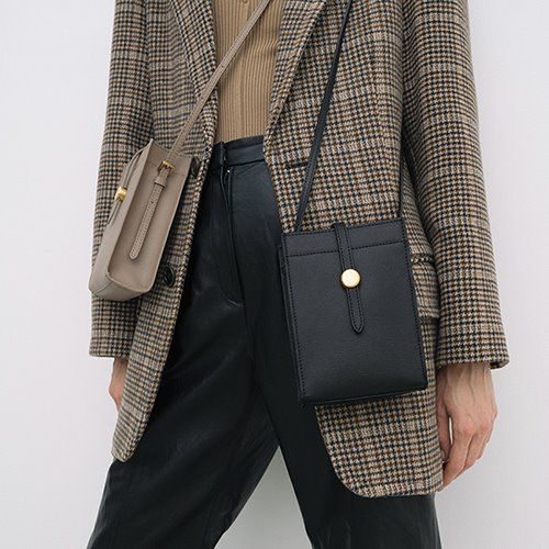 Leather Wallet Bag Black  품절 