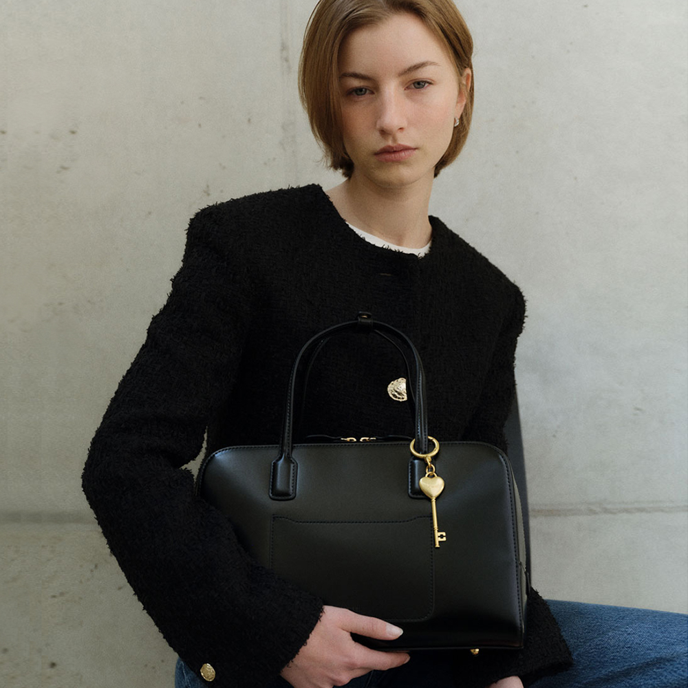 Cayley Boston Bag Plus Black  [New 10%]  Preorder 3월25일 입고   / 순차발송 (정상가 278000)